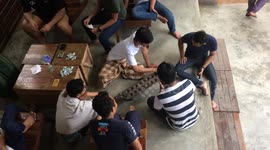 Playing Congkak