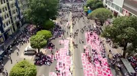 Myanmar: Anti-Coup Protesters Back On Streets As Nationwide Strike Begins