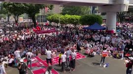 Myanmar: Anti-Coup Protesters Back On Streets As Nationwide Strike Begins 2