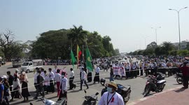 Largest Myanmar protests since military coup spread across country