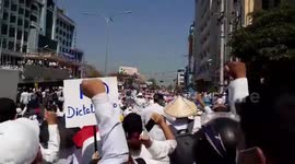 Myanmar: Anti-Coup Protesters Back On Streets As Nationwide Strike Begins 5