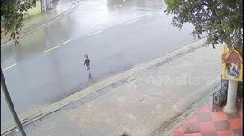 Toddler runs across road repeatedly after escaping from house as uncle falls asleep