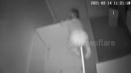 Dad's quick reflexes save 14-month-old son from falling out of crib