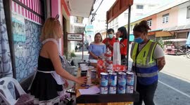 Street vendor’s drinks sales soar after wearing cosplay outfits