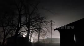 US: Eerie Scenes As Fog Descends On South Carolina