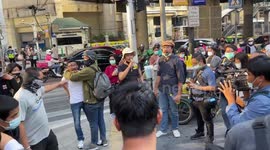 Angry protesters confront police over corruption and nepotism in the force