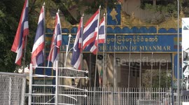 Myanmar protests lead to Thai border closure following military coup.