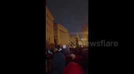 Thousands rally outside Ukrainian President's office after sentencing of activist