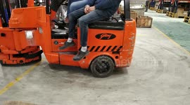 The MHC machine round rotated on the floor.