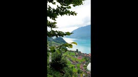 Stunning view of Iseltwald, Switzerland