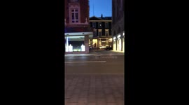Empty streets of London’s iconic Mayfair  Buckingham Palace Area