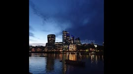 London at night
