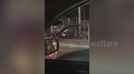 Philippines shooting causes traffic chaos after gunshots at shopping mall in Quezon City