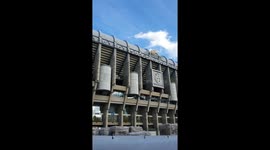 Walkig around Santiago Bernabeu, home stadium of Real Madrid!