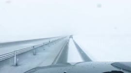 Winter returns to Iceland as heavy snow and blizzards strike the mountains outside of Reykjavik