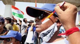 India takes on England as world's largest cricket stadium hosts first match
