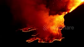 Stunning Etna Volcano erupt in Italy