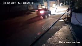 Horrific Accident as two die in hit & run case in southern India