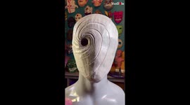 Talented Sculptor Creates Mask of a Famous Naruto Character