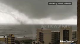 Tornado makes a mess along the beach