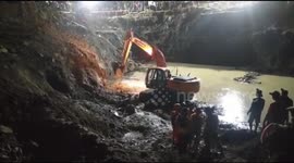 Search and rescue operations continue at collapsed Indonesia gold mine
