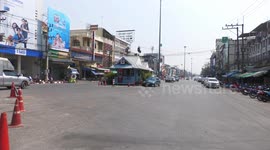 The Thailand northern border town of Mae Sai has no trade with Myanmar and few tourists