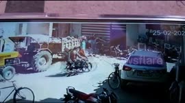 Watch - Horrific video of a part of a under construction building collapses killing 2 people under it