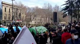 Georgia: Anti-Government Protesters Demand Release Of Opposition Leader And Snap Elections 2