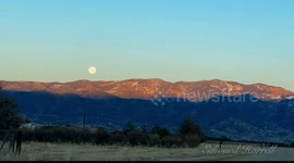 Snow Moon in the Colorado Rockys.