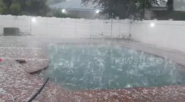 Powerful hailstorm batters Johannesburg area of South Africa