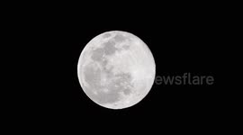 February's full Snow Moon in Tokyo