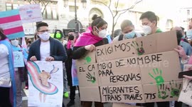 Decenas de personas urgen ante Igualdad la aprobación de la Ley Trans