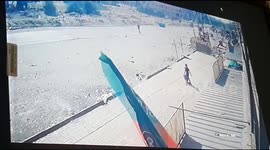 Best quality video- Wife ties husband to a tempo and drags him around after a fight