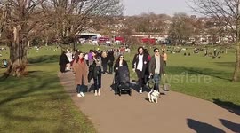 Londoners pack parks to enjoy sunshine despite COVID-19 risks