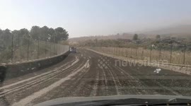 Etna Eruption and havy fall of scories