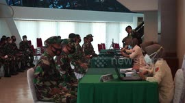 Covid-19 Vaccination For Indonesian Soldiers in Makassar