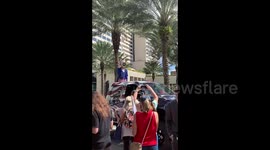 US: Trump Supporter Gather Outside CPAC 2021 Conservative Conference In Orlando, FL 3