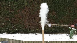 YouTuber creates pipe full of steam after mixing volatile chemicals