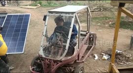 Farmer spends lockdown building electric car to beat rising fuel prices