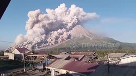 Indonesia: Mt. Sinabung Eruption Spews Ash Cloud In North Sumatra