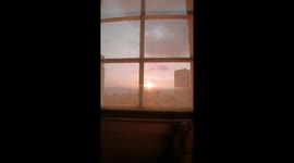 warm sunset in Colombia