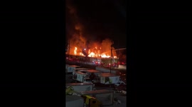 Heavy Fire in comercial building