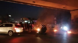 Protesters block roads in Beirut as Lebanon pound hits all-time low