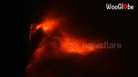'Stunning Footage of Mount Etna's Recent Eruption'