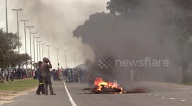 Siqalo and Mitchells Plain residents clash during service delivery protest