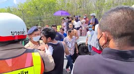 Man who 'raped and murdered girl, 15,' mobbed by any locals during crime reconstruction