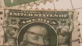 Benjamin Franklin one cent Rare Stamp