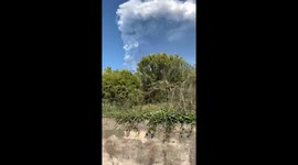 Mount Etna sends column of volcanic ash into the air in new eruption