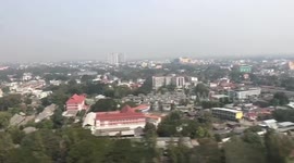 Air pollution blankets Chiang Mai, northern Thailand