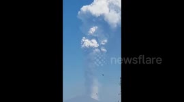 Italy: Mount Etna Spews Huge Smoke Plume After New Eruption